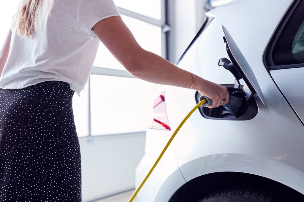 installing an electric car charging station at home