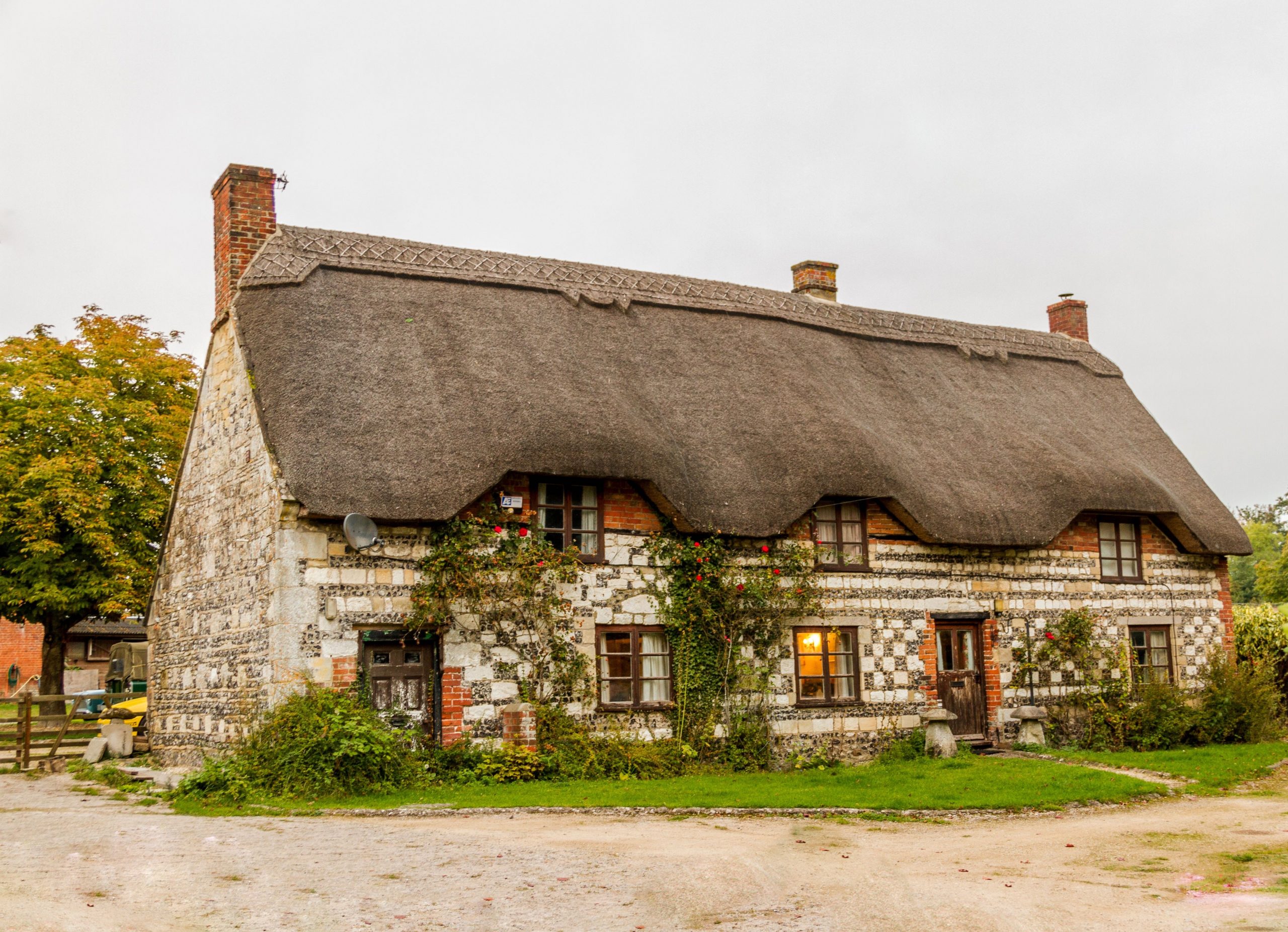 different types of thatched roof